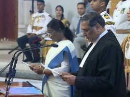 صدر جمہوریہ مرمو نے جسٹس کھنہ کو سپریم کورٹ کے چیف جسٹس کے عہدے کا دلایا حلف