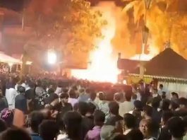 کیرالہ کے مندر میں آتشبازی کی دکان میں دھماکے سے 154 افراد زخمی